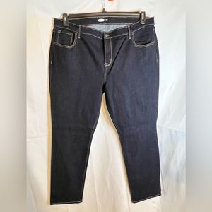 Old Navy Curvy Straight Jeans 18 Short
